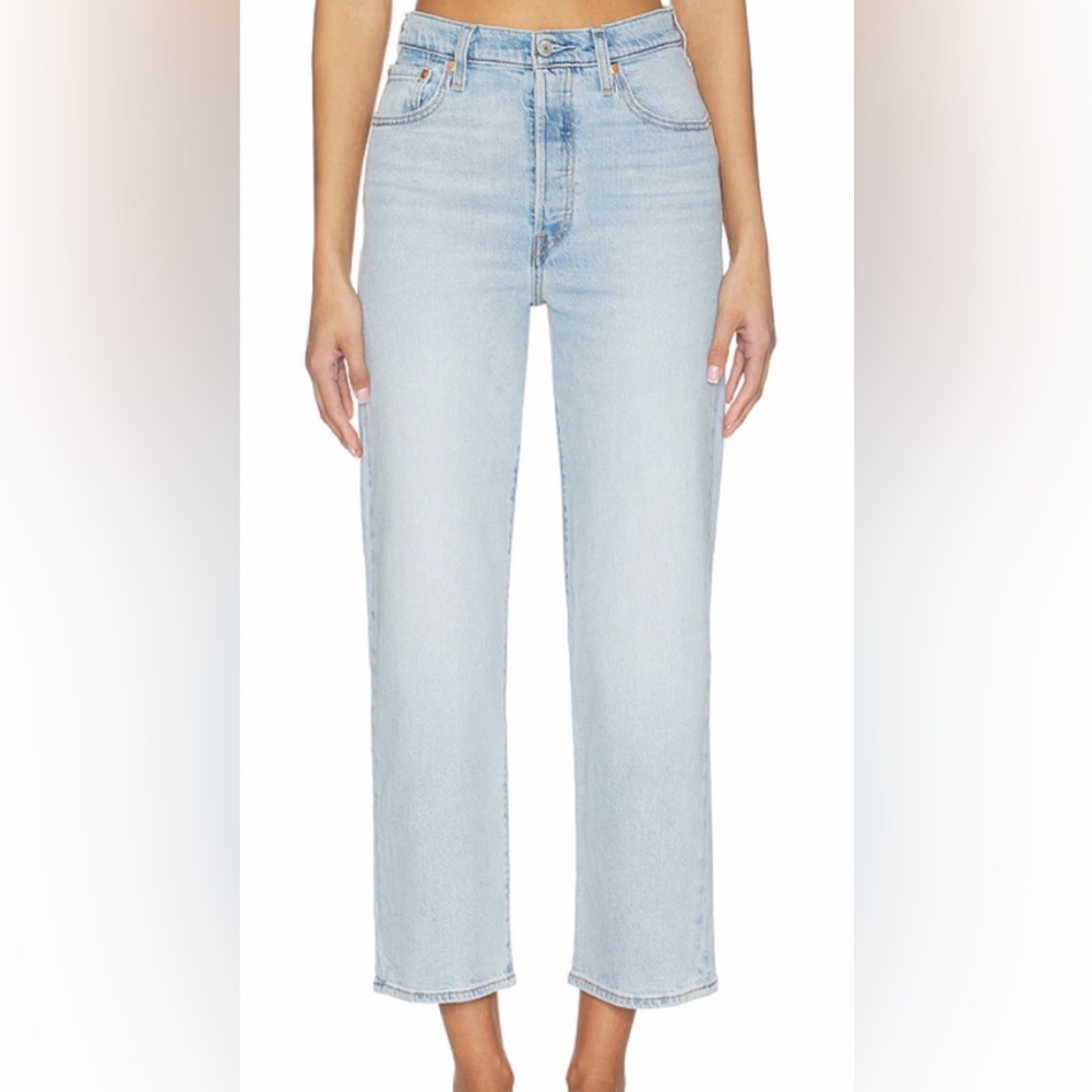 Levi's Light Blue Ribcage Straight Ankle Women's Jeans 26